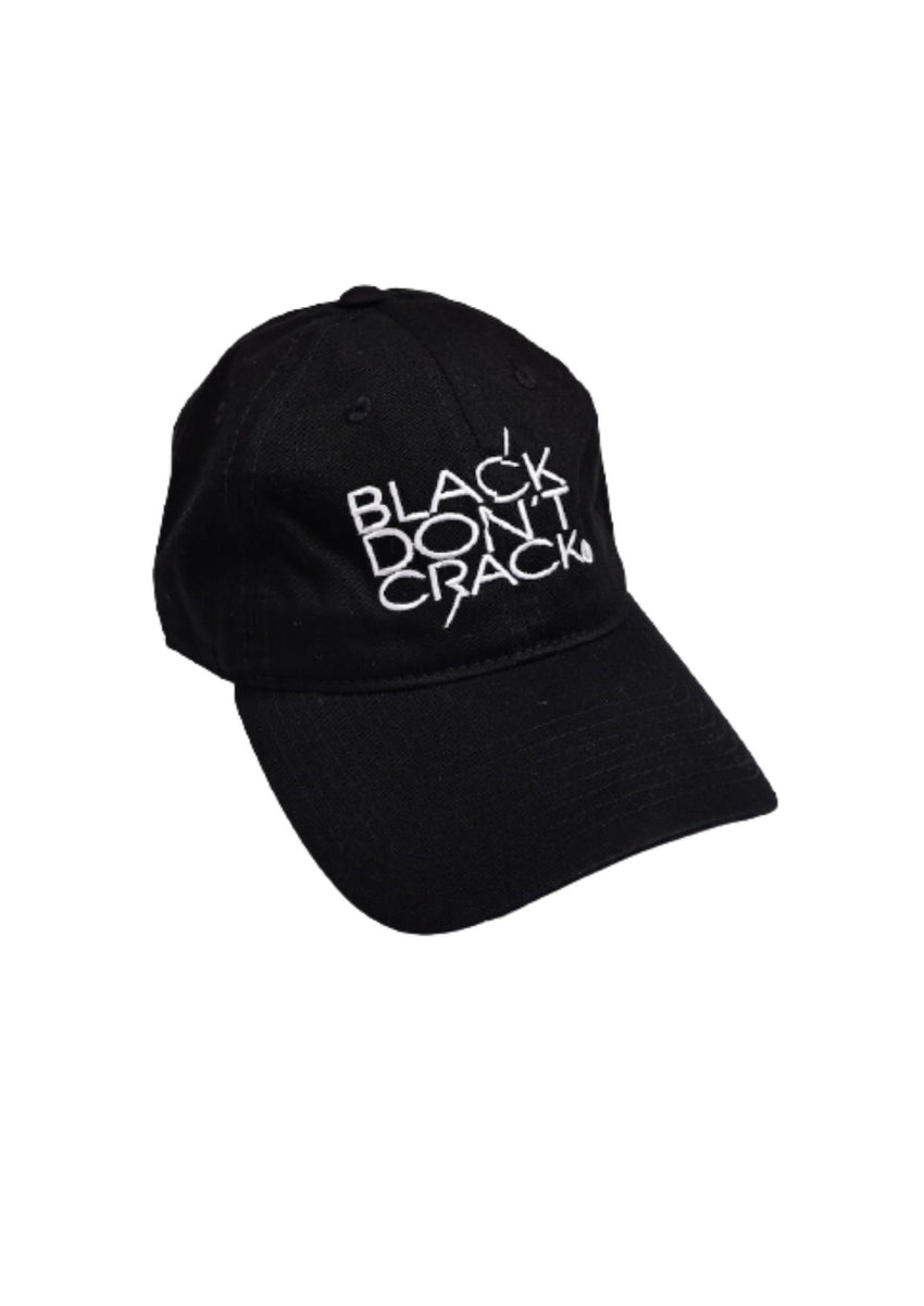 Black Don't Crack Classic Embroidered Black Baseball Cap – Black Don't  Crack®