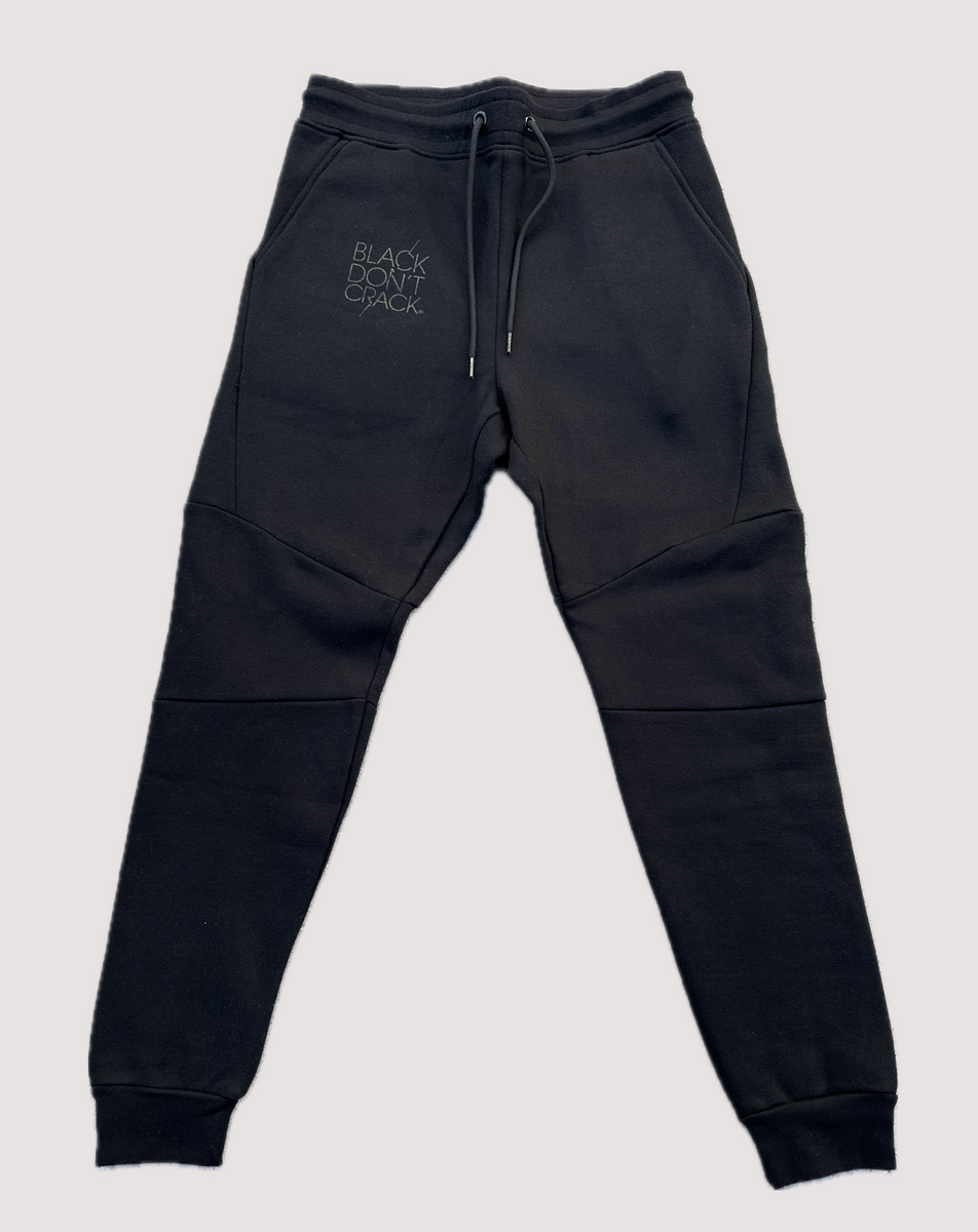 Black Don't Crack/Black-On-Black Slim-Fit Black Jogger Pant – Black Don ...