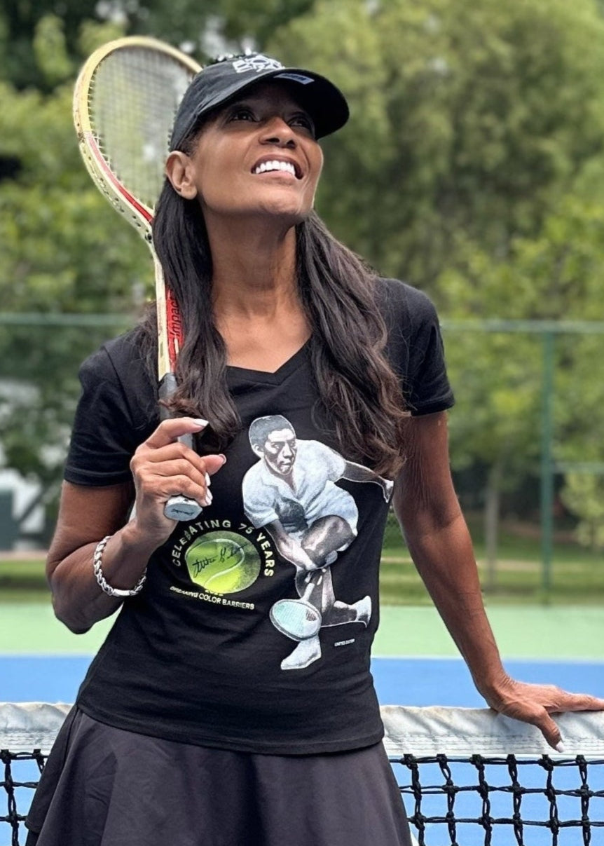 Althea Gibson 75th Anniversary Tribute Tee – Limited Edition - Black Don't Crack® 
