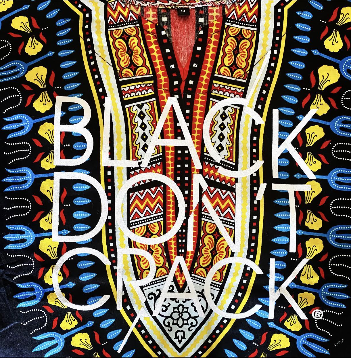 Multi-Colored African Print Dashiki - Black Don't Crack® 