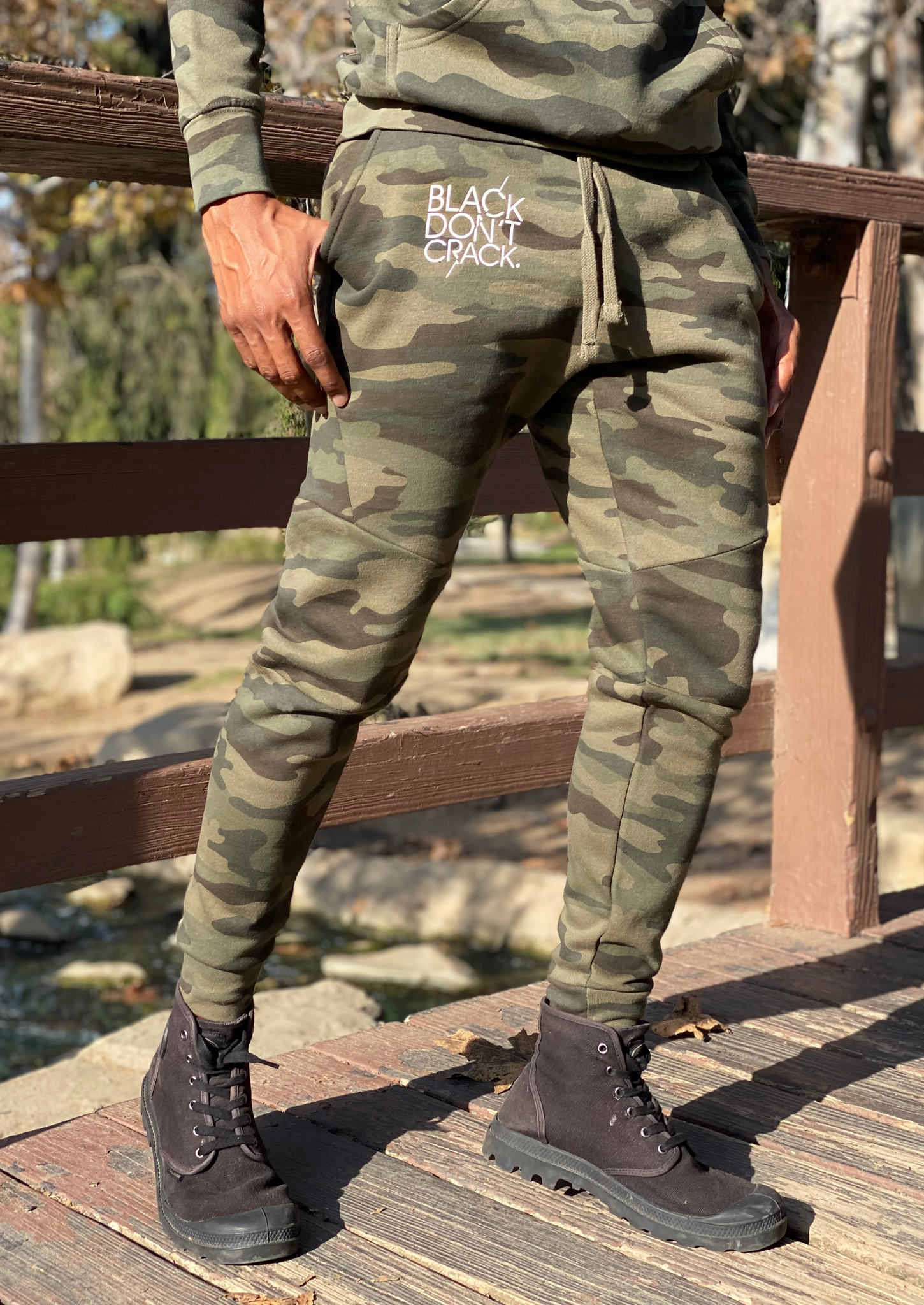 Black Don't Crack Slim-Fit Grey/Black, Military/Green Camouflage Jogge –  Black Don't Crack®