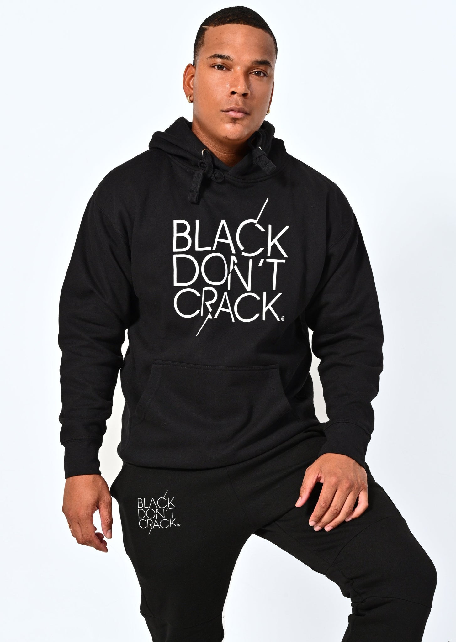 Black Don't Crack Sweatshirt Pullover Hoodie - Black Don't Crack® 