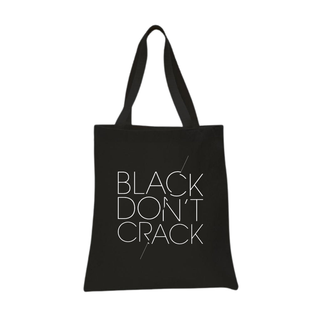 Black-Don't-Crack-Black-Small-Tote Bag