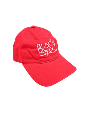 Black-Don't-Crack-Red-Baseball Cap-Dad Cap